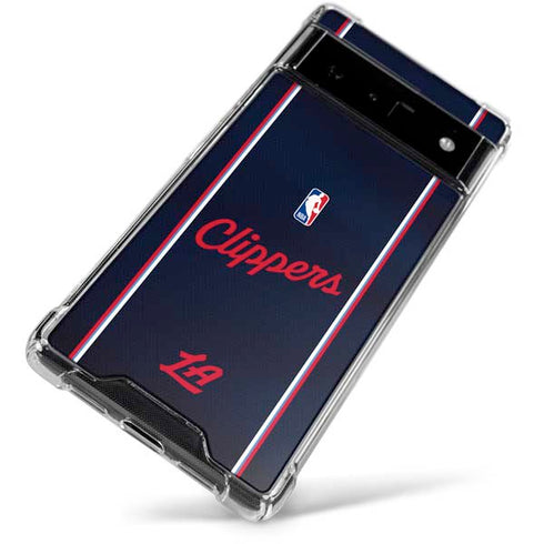 NBA LA Clippers Jersey Google Pixel 6 Clear Case